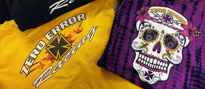 Zero Error Racing Printed Shirt Designs